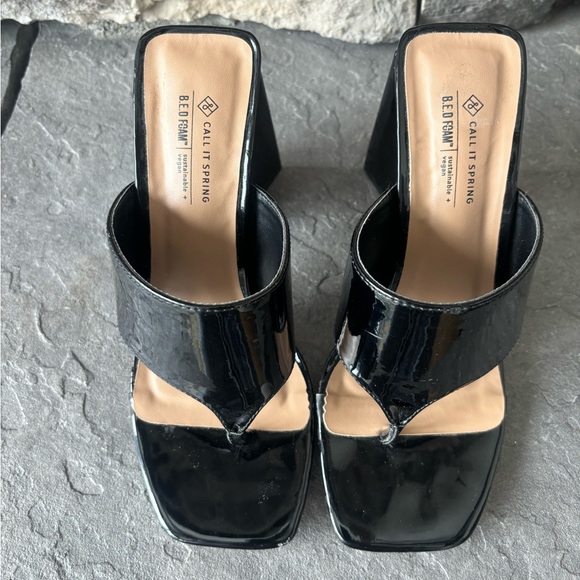 Call It Spring Black Mules - Picture 3 of 6